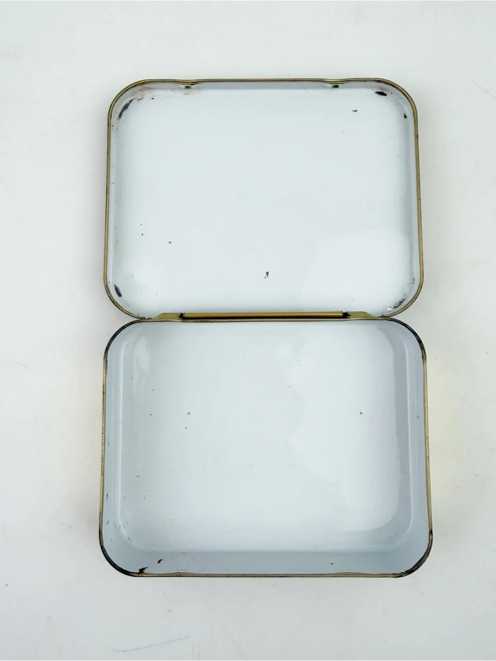 Vtg 70s Palm Springs Aerial Tramway Breath Mints Tin Souvenir Empty Gold CA
